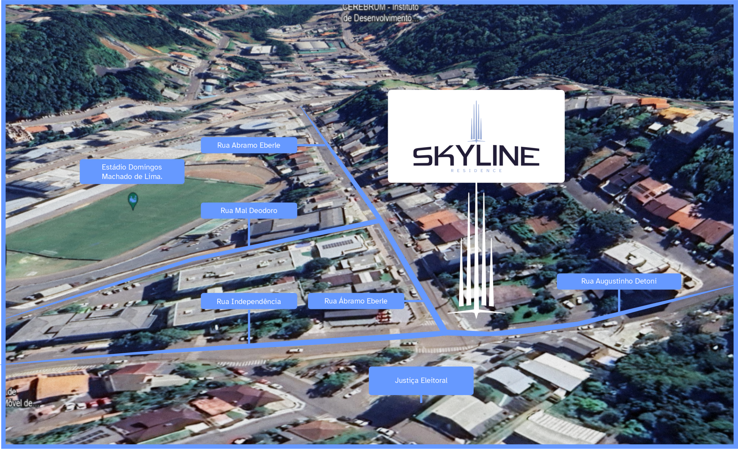 Skyline - Localização